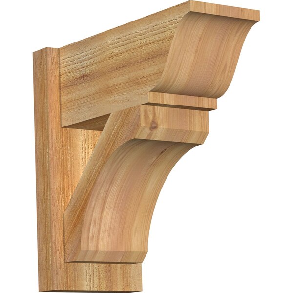Ekena Millwork Legacy Traditional Rough Sawn Outlooker, Western Red Cedar, 8"W x 18"D x 18"H OUT08X18X18LEC01RWR - main